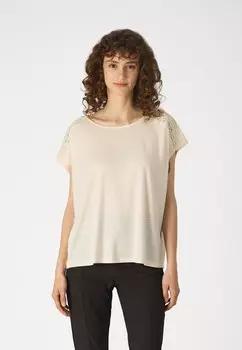 Базовая футболка VINOEL VILA, кремовый
