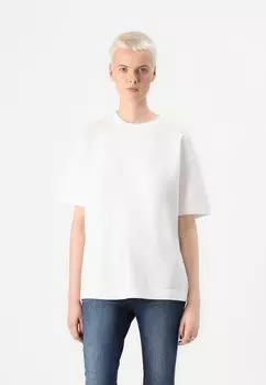 Базовая футболка VINTAGE BOYFRIEND GAP, молочный