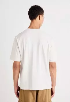 Базовая футболка VINTAGE CREAM Abercrombie & Fitch, белый