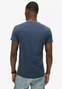 Базовая футболка VINTAGE LOGO EMB Superdry, синий