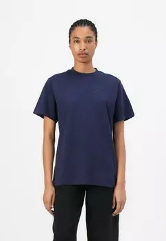Базовая футболка VINTAGE TEE HUGO, темно-синий