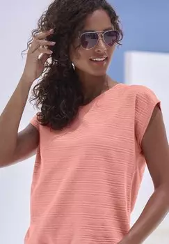 Базовая футболка Vivance, светло-розовый