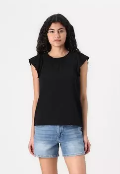 Базовая футболка VMBELLA Vero Moda, черный