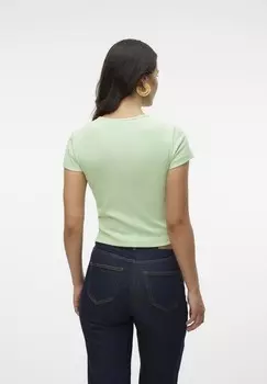 Базовая футболка VMCHLOE Vero Moda, зеленый