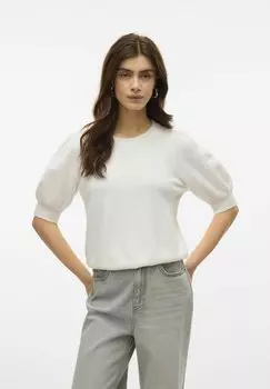 Базовая футболка VMDOFFY O NECK Vero Moda, белый