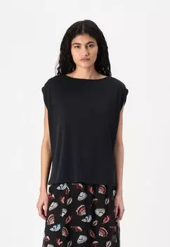 Базовая футболка VMELA Vero Moda, черный