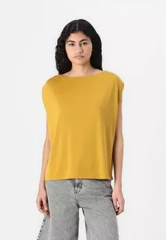 Базовая футболка VMELA Vero Moda, золотой