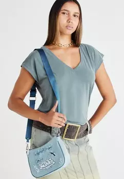 Базовая футболка VMFILLI VNECK TEE Vero Moda, зеленый
