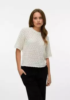 Базовая футболка VMMANILA Vero Moda, белый
