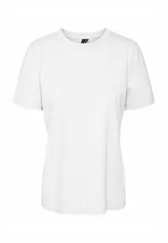 Базовая футболка VMPAULINA Vero Moda, белый