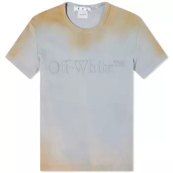 Базовая футболка в рубчик Off-White Laundry, синий
