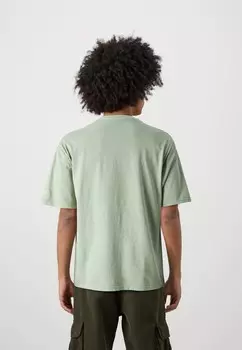 Базовая футболка WASHED TEE New Era, оливково-зеленый