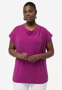 Базовая футболка WATERVALHALS KORTE MOUWEN Ulla Popken, фиолетовый