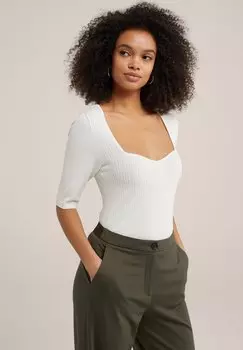 Базовая футболка WE Fashion, белая