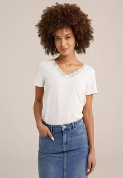 Базовая футболка WE Fashion, белый