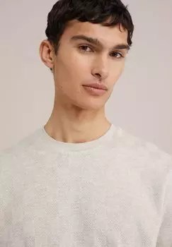 Базовая футболка WE Fashion, бежевая