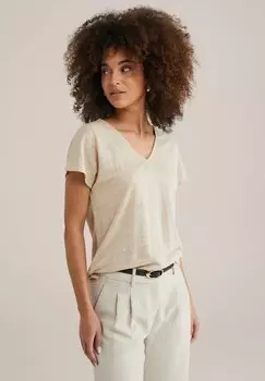 Базовая футболка WE Fashion, бежевый