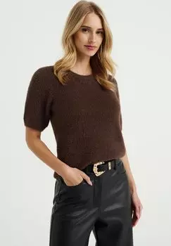 Базовая футболка WE Fashion, Braun