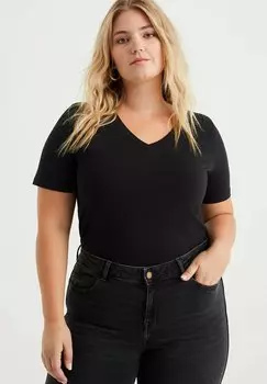 Базовая футболка WE Fashion, черный