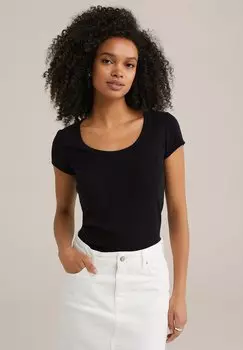 Базовая футболка WE Fashion, черный