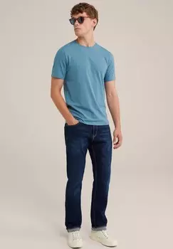 Базовая футболка WE Fashion, цвет Laser Denim