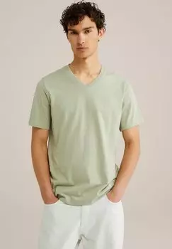 Базовая футболка WE Fashion, цвет Moss Green