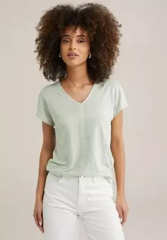Базовая футболка WE Fashion, мятный
