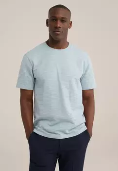 Базовая футболка WE Fashion, светло-голубой