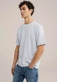 Базовая футболка WE Fashion, светло-голубой