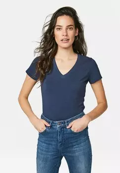 Базовая футболка WE Fashion, темно-синий