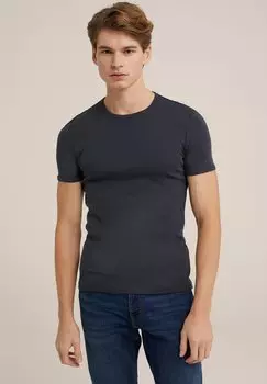 Базовая футболка WE Fashion, темно-синяя