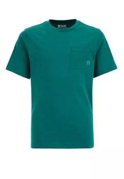 Базовая футболка WE Fashion, зеленая