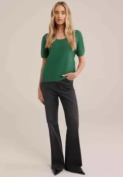 Базовая футболка WE Fashion, зеленый