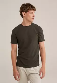 Базовая футболка WE Fashion, зеленый