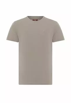 Базовая футболка Williot, серо-коричневый