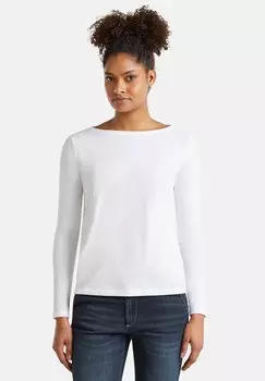 Базовая футболка WITH BOAT NECK United Colors of Benetton, белый