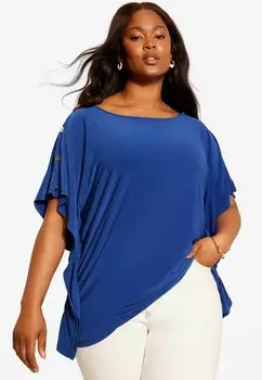 Базовая футболка WITH BUTTON DETAIL REGULAR FIT Friends Like These, синий