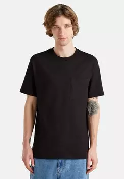 Базовая футболка WITH POCKET United Colors of Benetton, черный