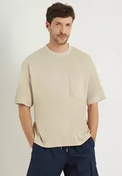 Базовая футболка Yamamay, бежевый