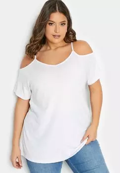 Базовая футболка Yours Clothing, белый