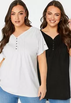 Базовая футболка Yours Clothing, черный