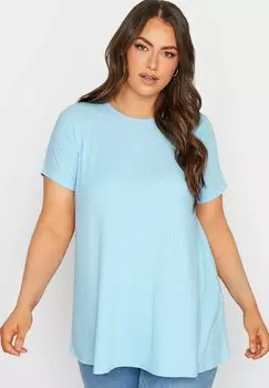 Базовая футболка Yours Clothing, синий