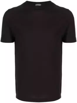 Базовая футболка Zanone, коричневый