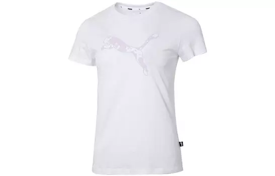 Базовая футболка женская белая Puma