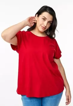 Базовая футболка Zizzi, красный