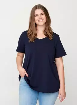 Базовая футболка Zizzi, темно-синий