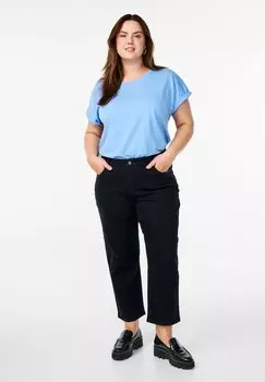 Базовая футболка ZWEI-PACK MIT KURZEN RMELN Zizzi, светло-голубой