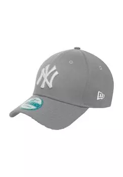 Базовая кепка 9Forty New York Yankees, вентиляционные люверсы, хлопок New Era, серый