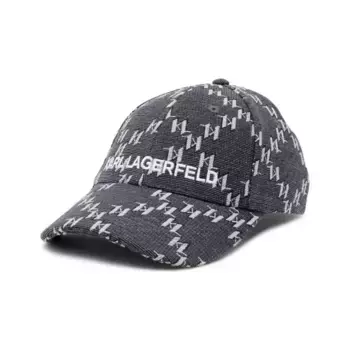 Базовая кепка k/monogram Karl Lagerfeld, черный