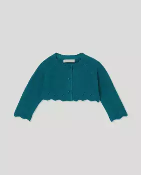 Базовая короткая куртка для девочки Coconut El Corte Ingls, цвет Verde Pato